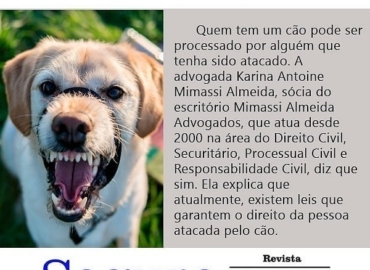 Entrevista que a Dra. Karina Mimassi concedeu a Revista Seguro é Seguro